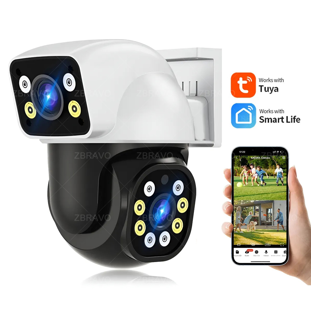 Home Security Services - Smartlife 8MP WiFi Tuya Outdoor Camera