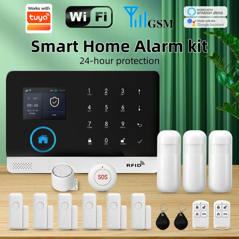 Home Security System Installation - PGST WIFI GSM Smart Home Security