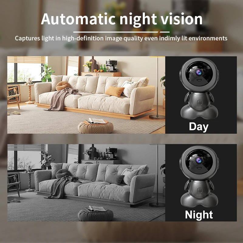 8MP Wifi Surveillance Robot Ca - Home Security Robots ulasan dan harga