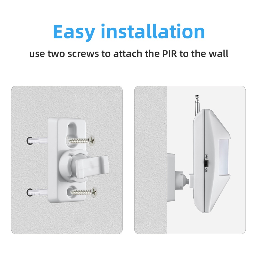KERUI Wireless PIR Motion Sens - Home Security System Installation ulasan dan harga