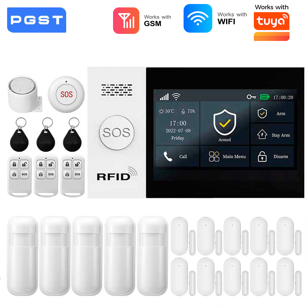 2.4G WIFI Smart GSM Alarm Syst - Home Security System Installation ulasan dan harga