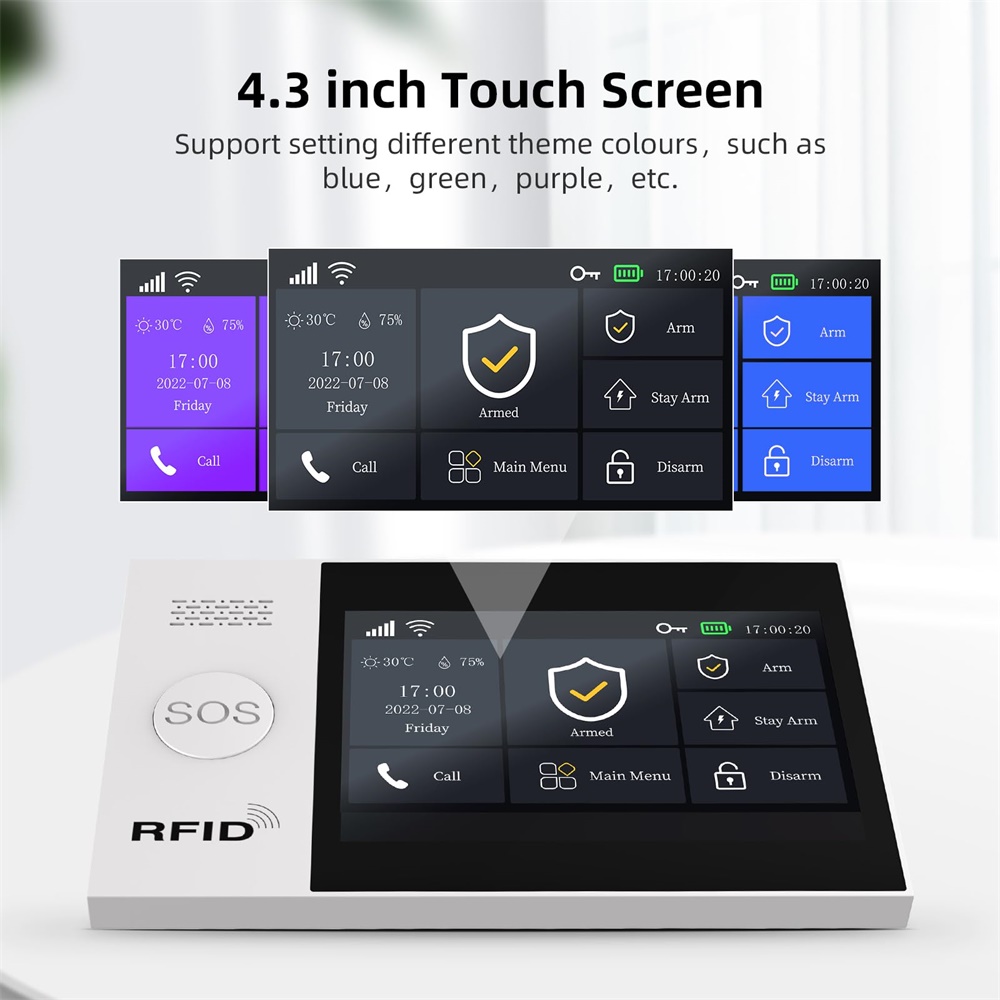 2.4G WIFI Smart GSM Alarm Syst - Home Security System Installation ulasan dan harga