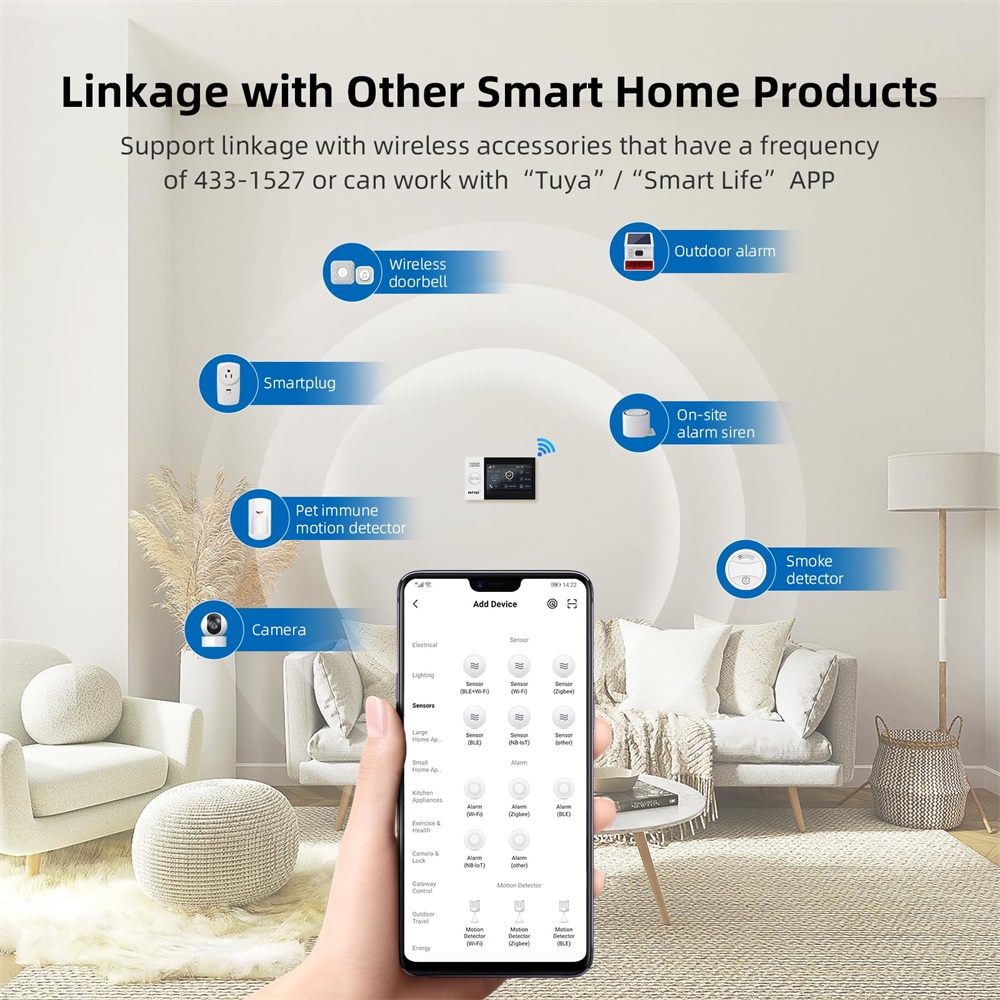2.4G WIFI Smart GSM Alarm Syst - Home Security System Installation ulasan dan harga