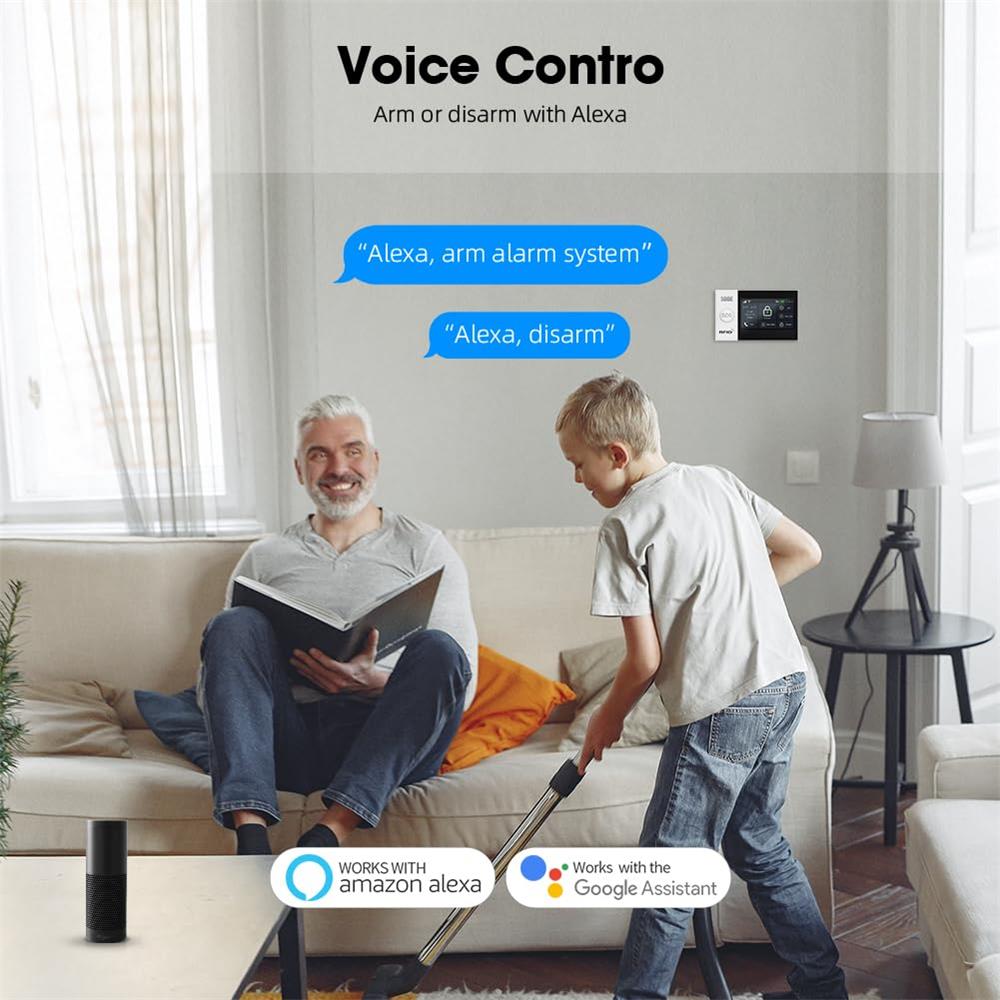 2.4G WIFI Smart GSM Alarm Syst - Home Security System Installation ulasan dan harga