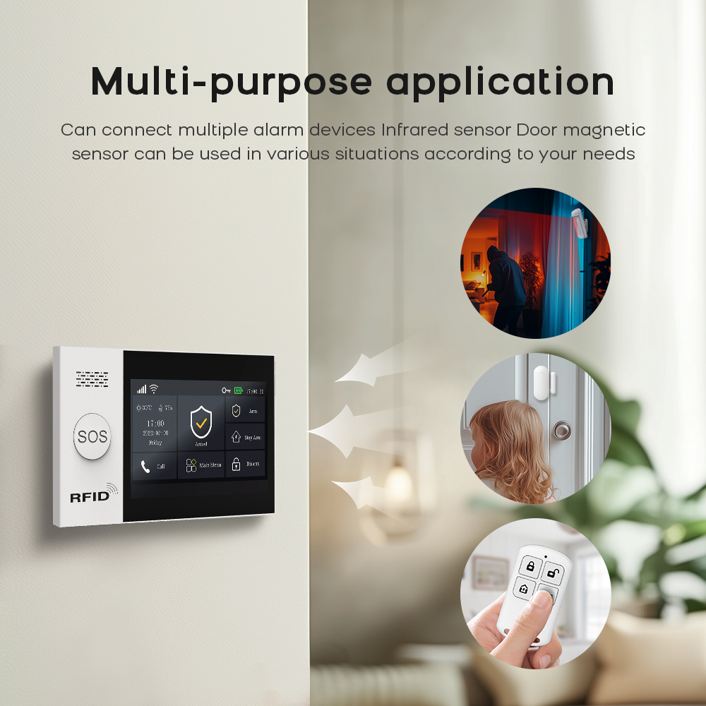 PG-107 Tuya Wireless Home WIFI - Home Security System Installation ulasan dan harga