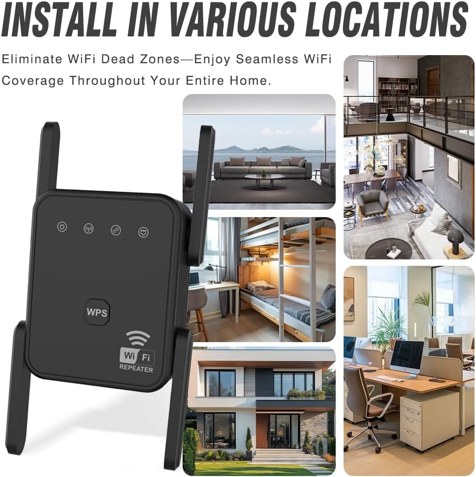 2026 New WiFi Repeater 300Mbps - Home Security Services ulasan dan harga
