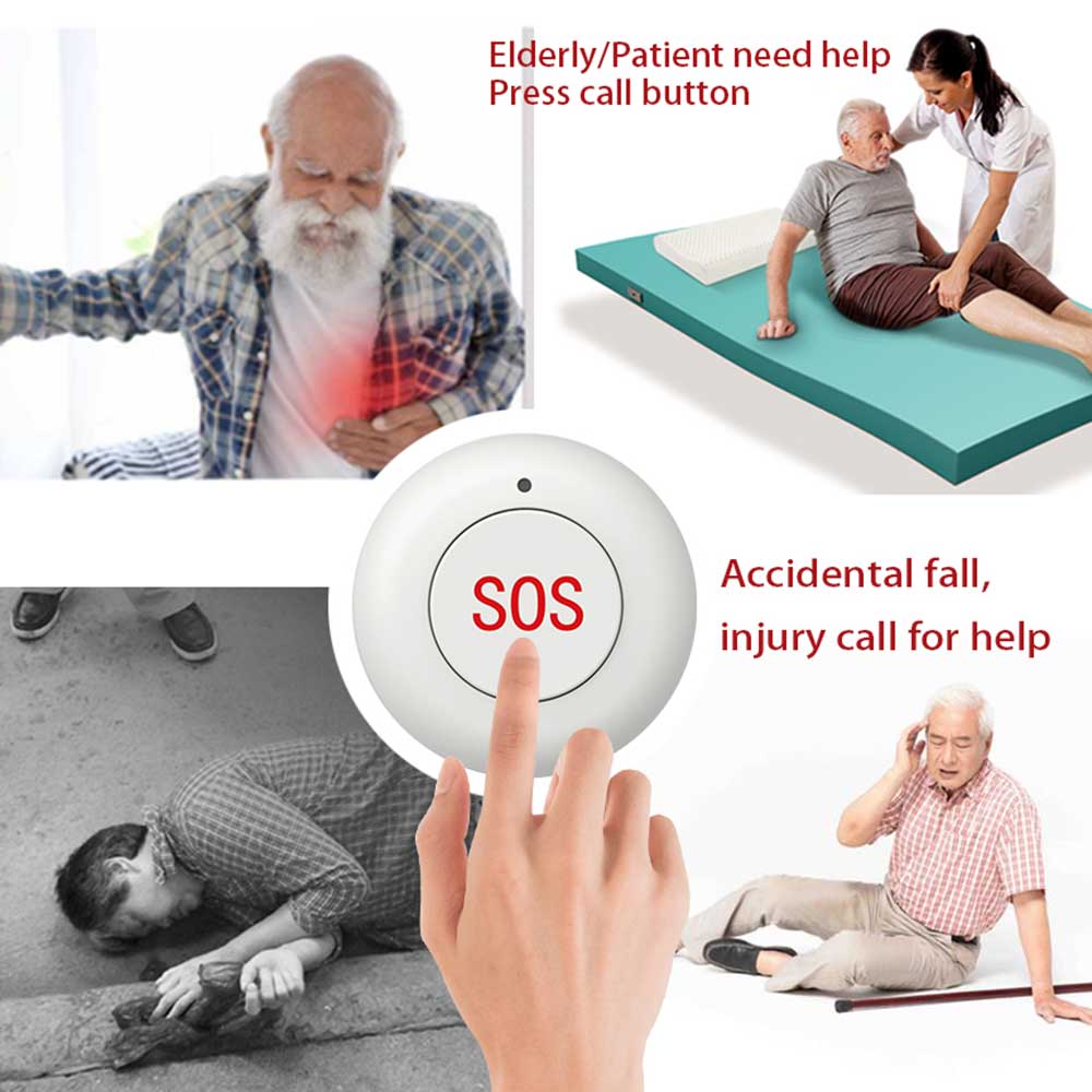 Wireless SOS Button Smart Home - Home Security Services ulasan dan harga