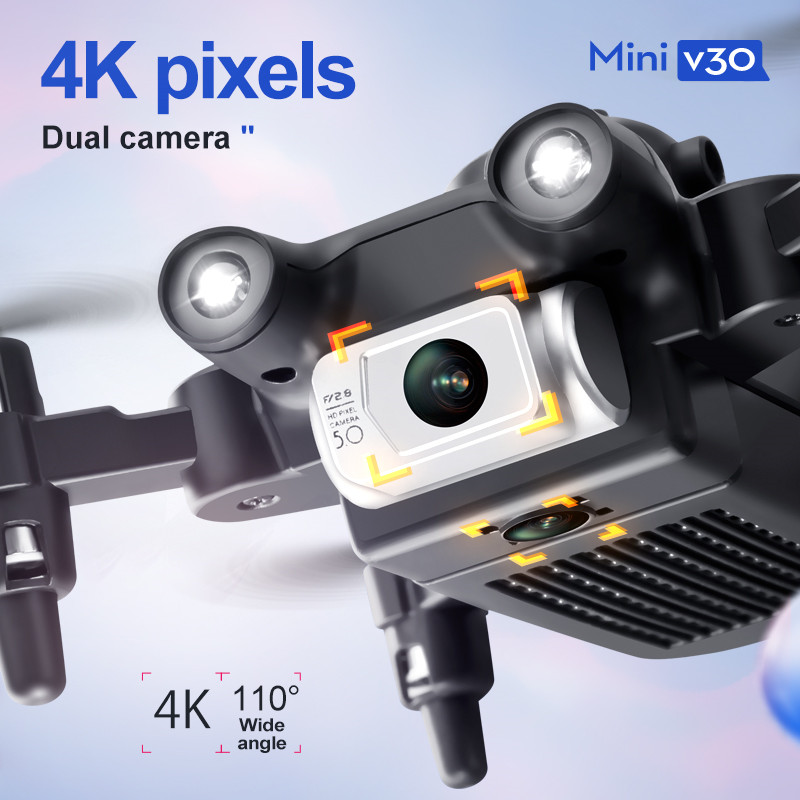 Mini V30 WiFi FPV Drone With 4 - Home Security Cameras Outdoor ulasan dan harga