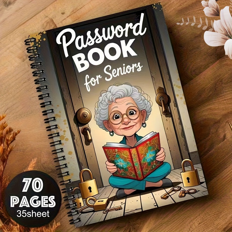 2/5 Pack Cartoon Spiral Passwo - Home Security For Seniors ulasan dan harga