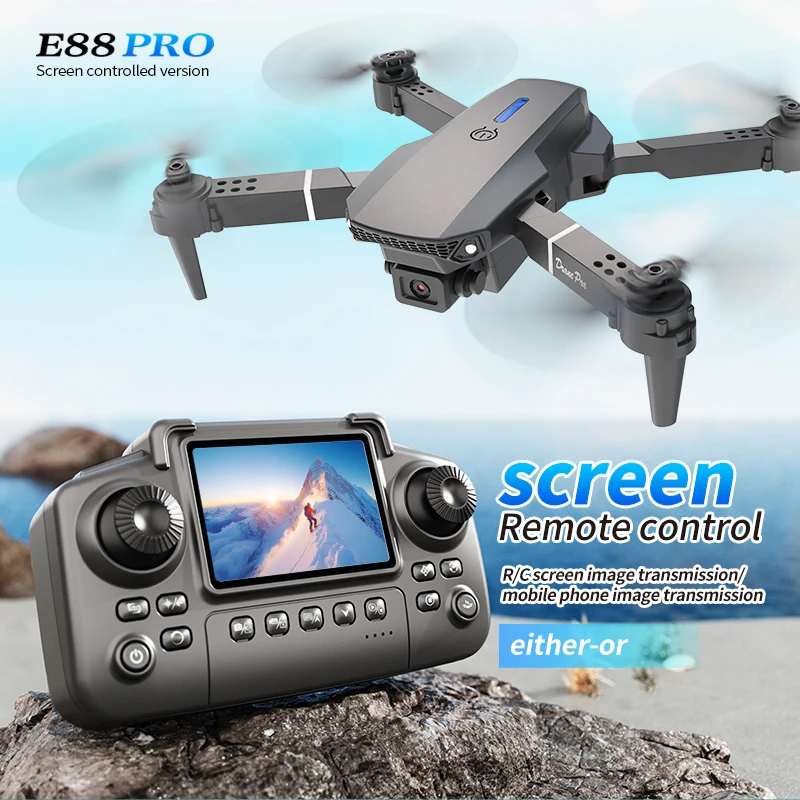 Professional E88 PRO Drone wit - Home Security Cameras Outdoor ulasan dan harga