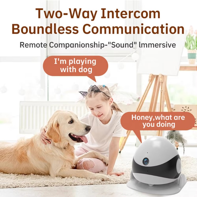 Wireless 2K HD Mobile Pet Comp - Home Security Robots ulasan dan harga