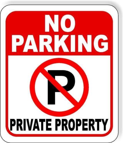No Parking Symbol PRIVATE PROP - Home Security Logo ulasan dan harga