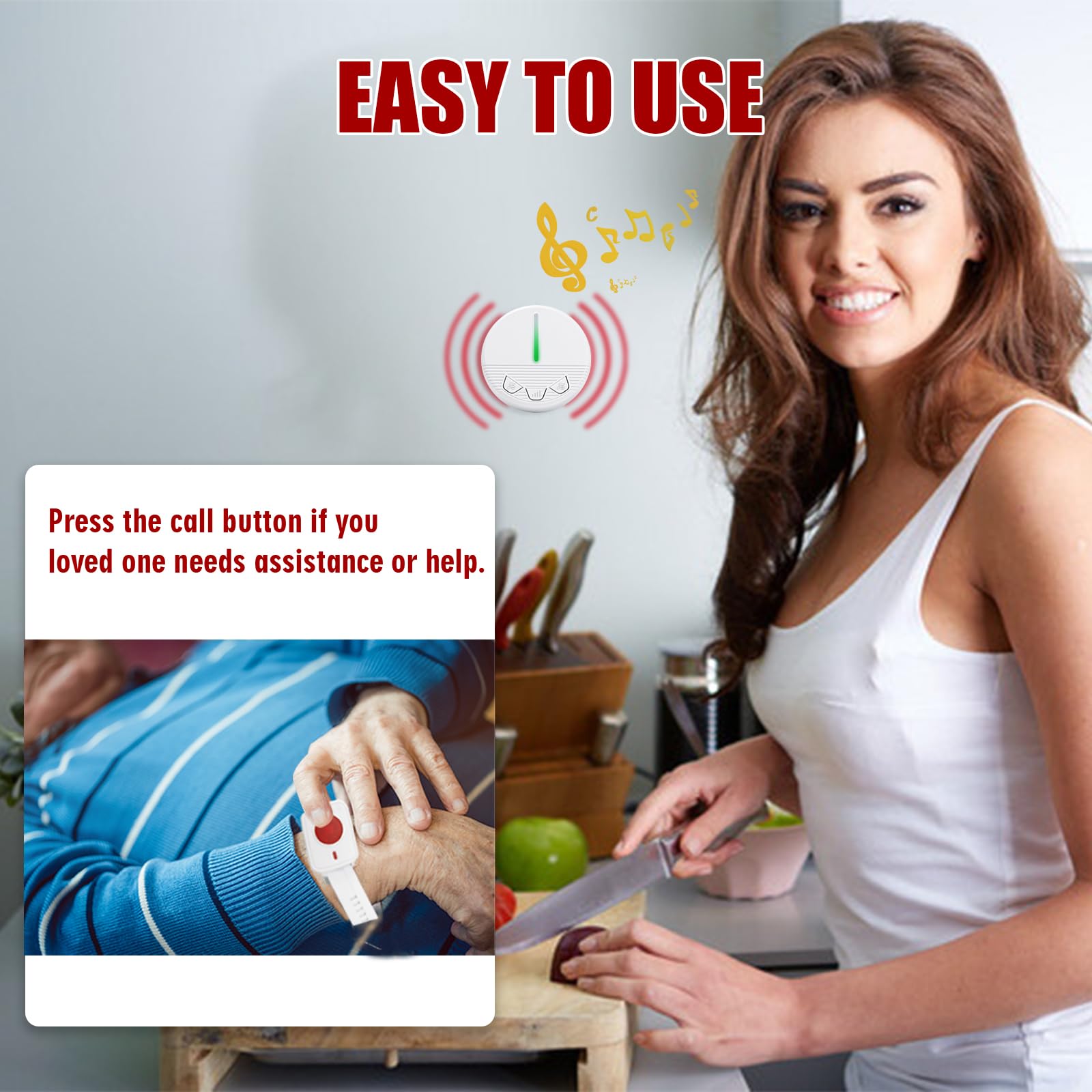 Hospital Caregiver Call Button - Home Security For Seniors ulasan dan harga