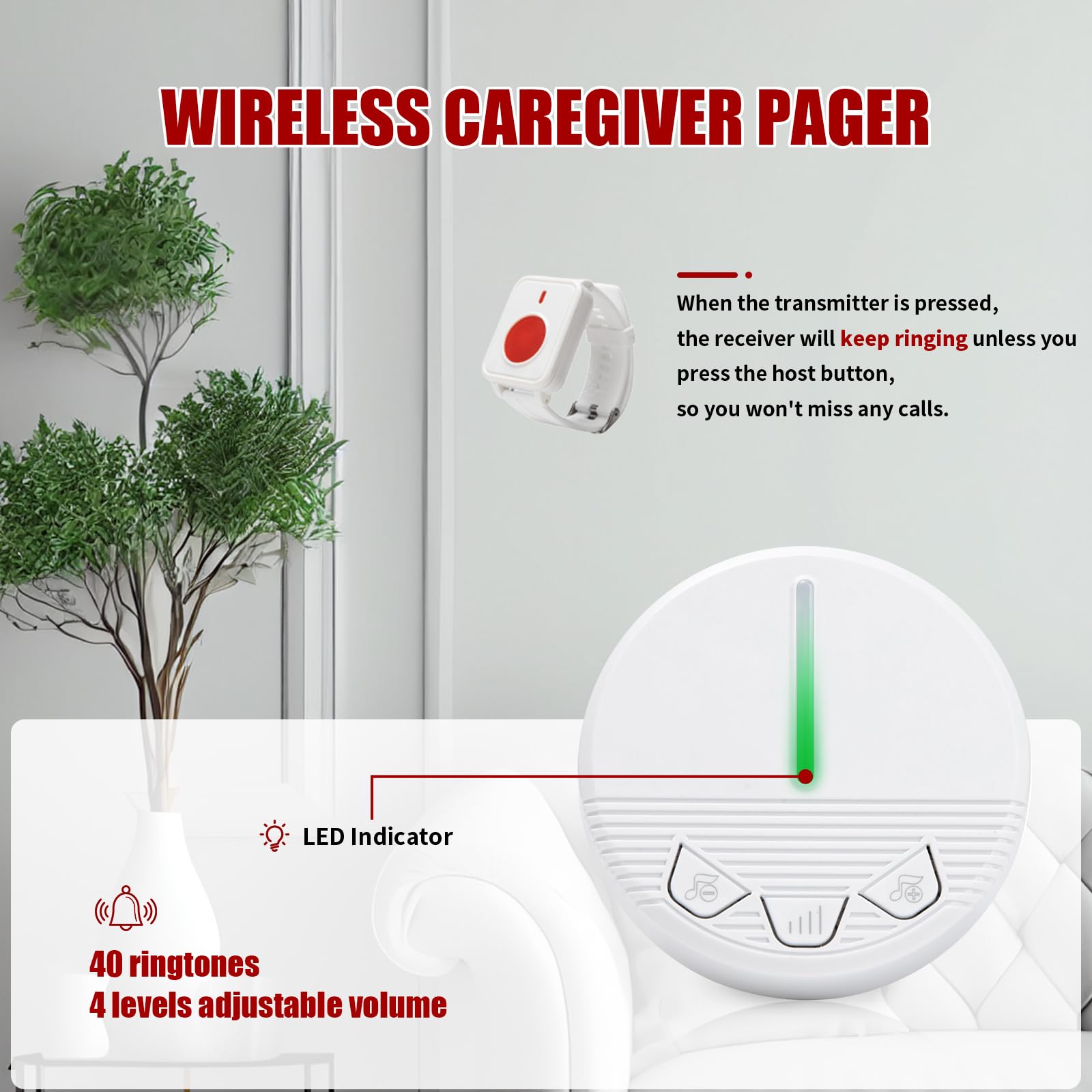 Hospital Caregiver Call Button - Home Security For Seniors ulasan dan harga