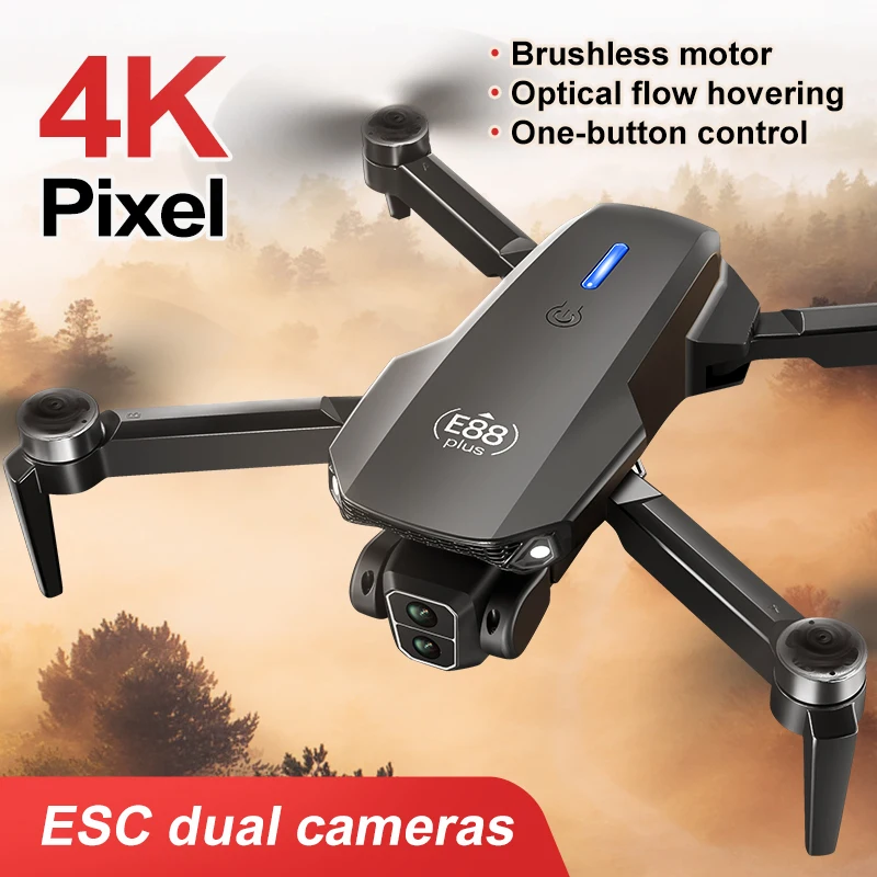 New E88 Plus Quadcopter Drone: - Home Security Cameras Outdoor ulasan dan harga