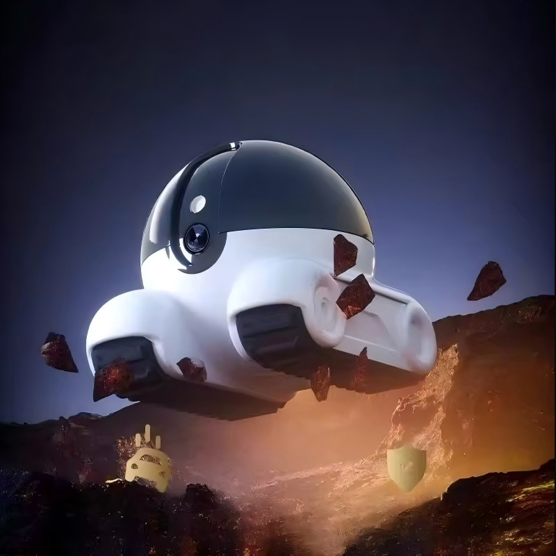 Wireless Dual Lens Robot Camer - Home Security Robots ulasan dan harga