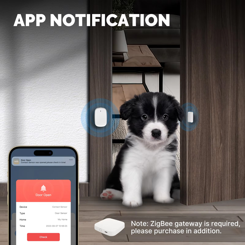MOES Tuya ZigBee Smart Window  - Home Security System Installation ulasan dan harga