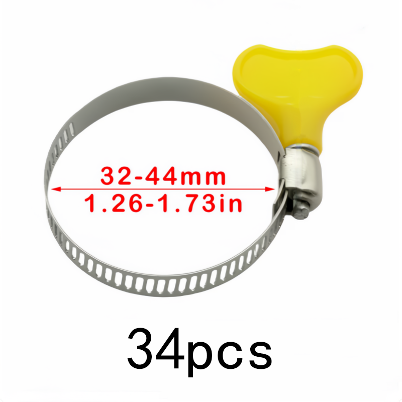 34 pcs 32-44mm Stainless Steel - Home Security Youtube ulasan dan harga