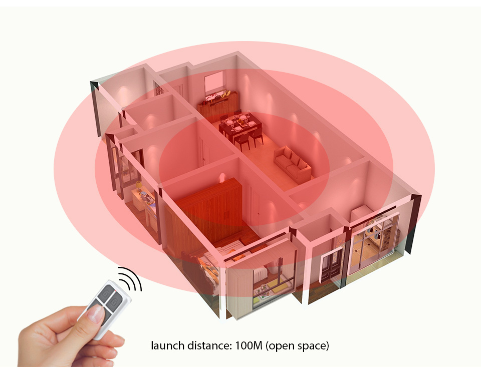 RC531 Wireless Portable Remote - Home Security System Installation ulasan dan harga