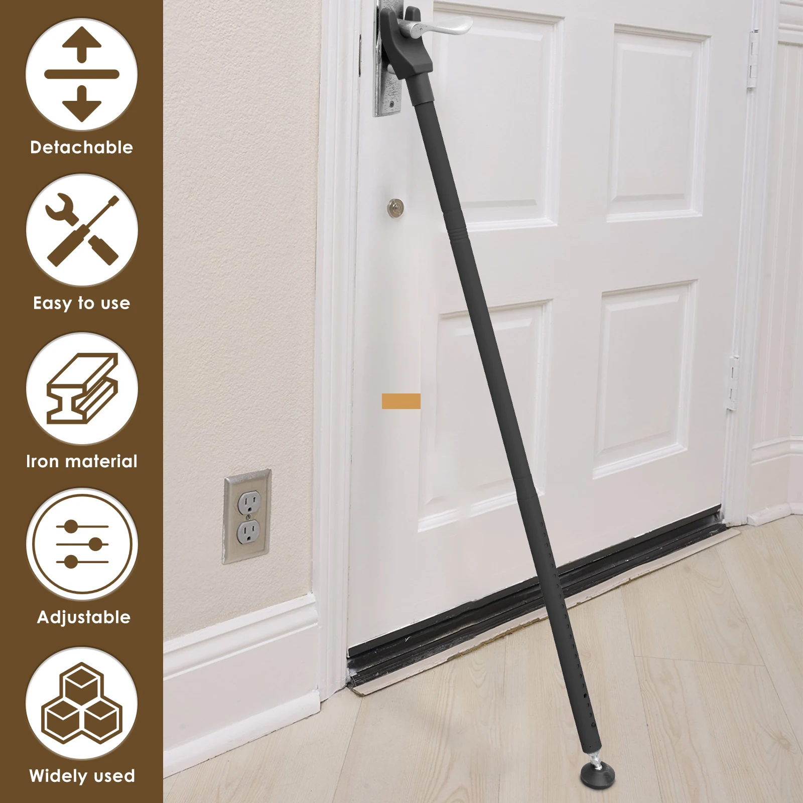 Sliding Door Lock Bar 44-55 In - Home Security Bars ulasan dan harga