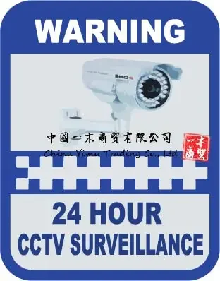 Safurance CCTV Camera Warning  - Home Security Logo ulasan dan harga