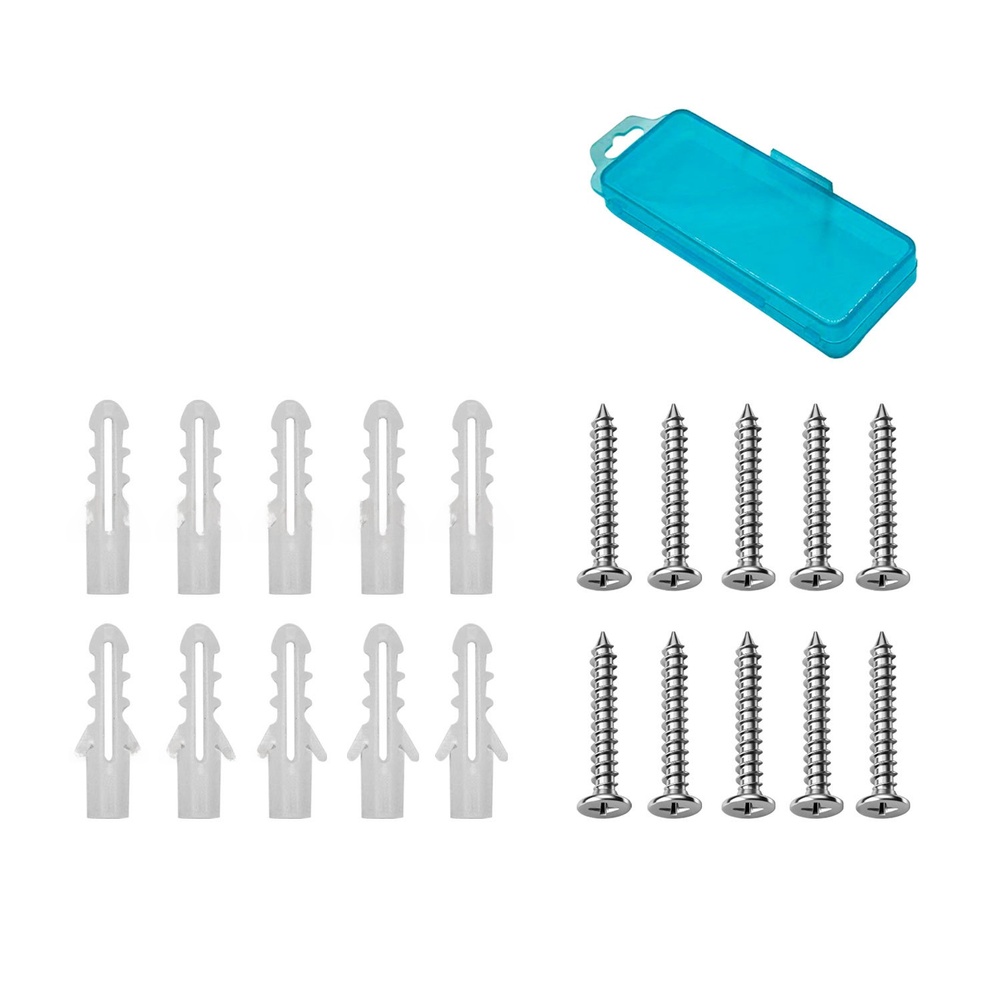 20PCS Plastic Expansion Tube S - Home Security Youtube ulasan dan harga