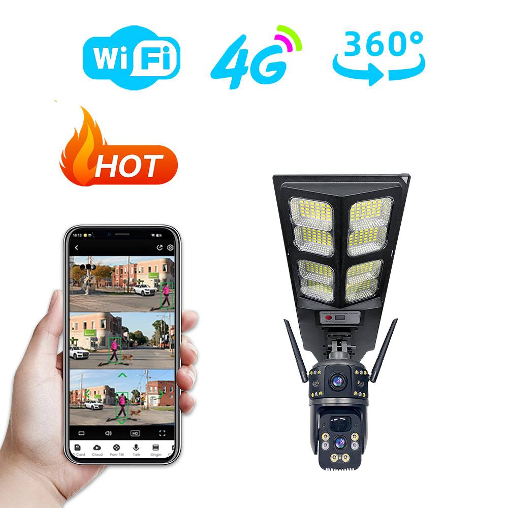 Leshine 3MP 4G Dual Lens Camer - Home Security Services ulasan dan harga