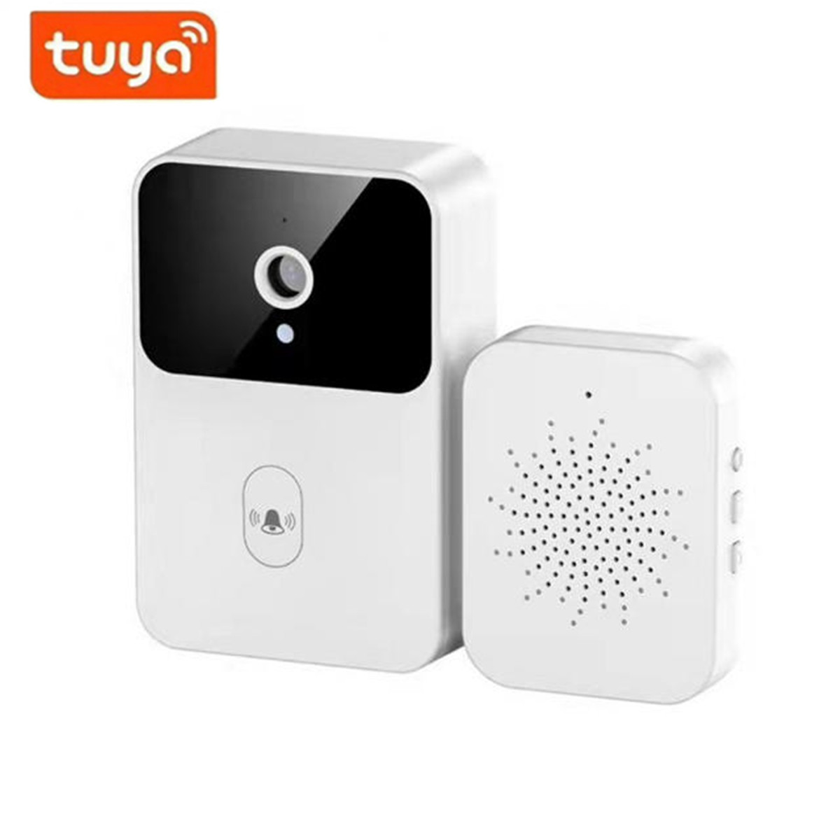 Wireless Doorbell WiFi Tuya Ou - Home Security Land ulasan dan harga