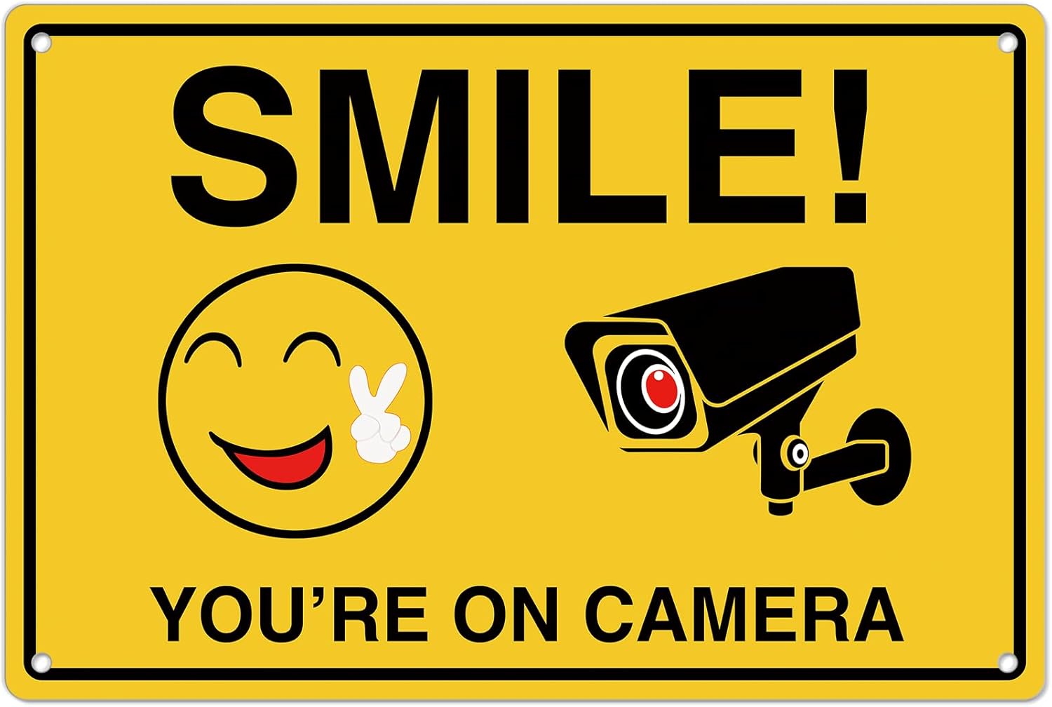 Smile Youre On Camera Signs ;  - Home Security Cameras Outdoor ulasan dan harga