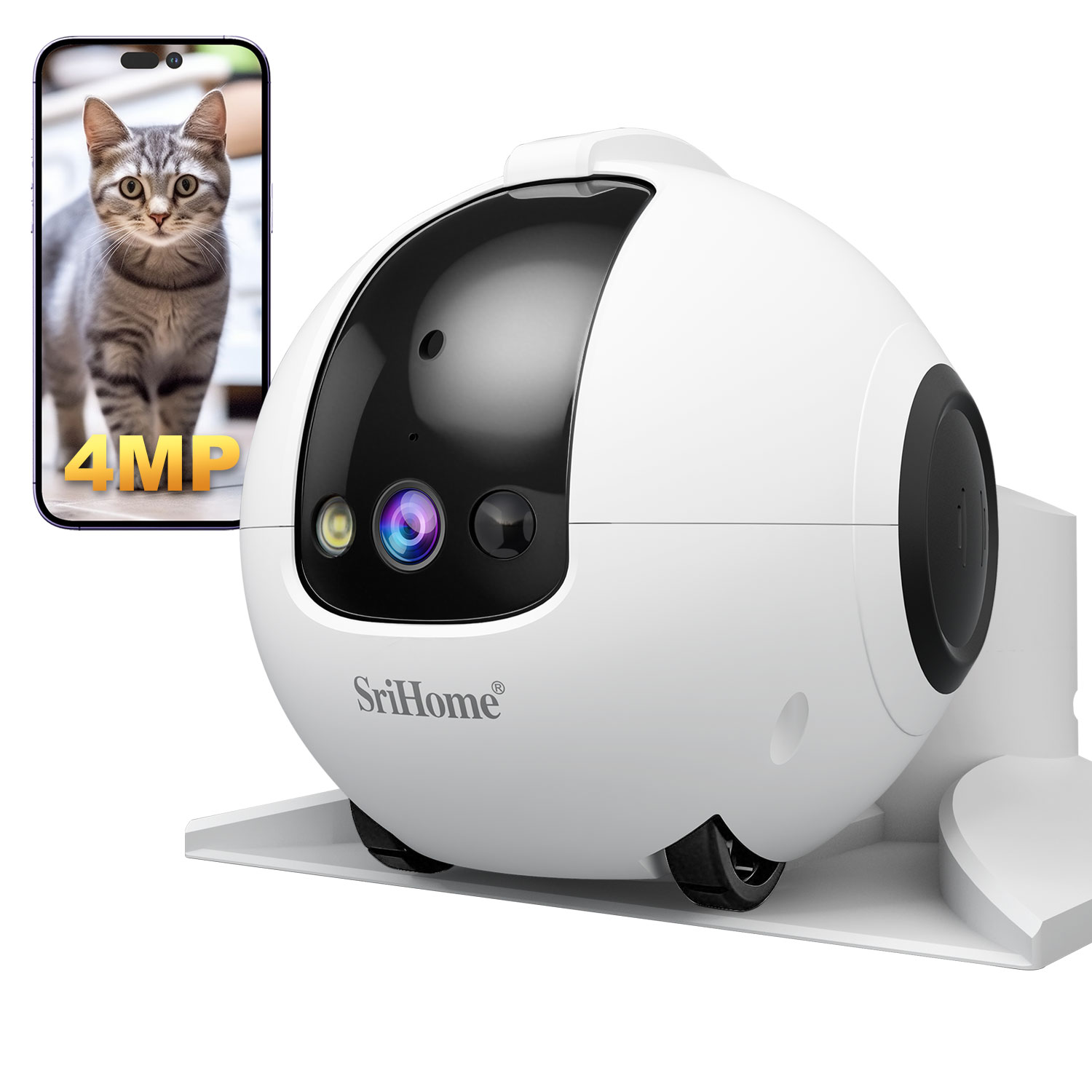 4MP Srihome APP Mobile Guard R - Home Security Robots ulasan dan harga