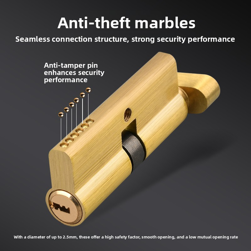Door Cylinder Lock Biased 70mm - Home Security Services ulasan dan harga
