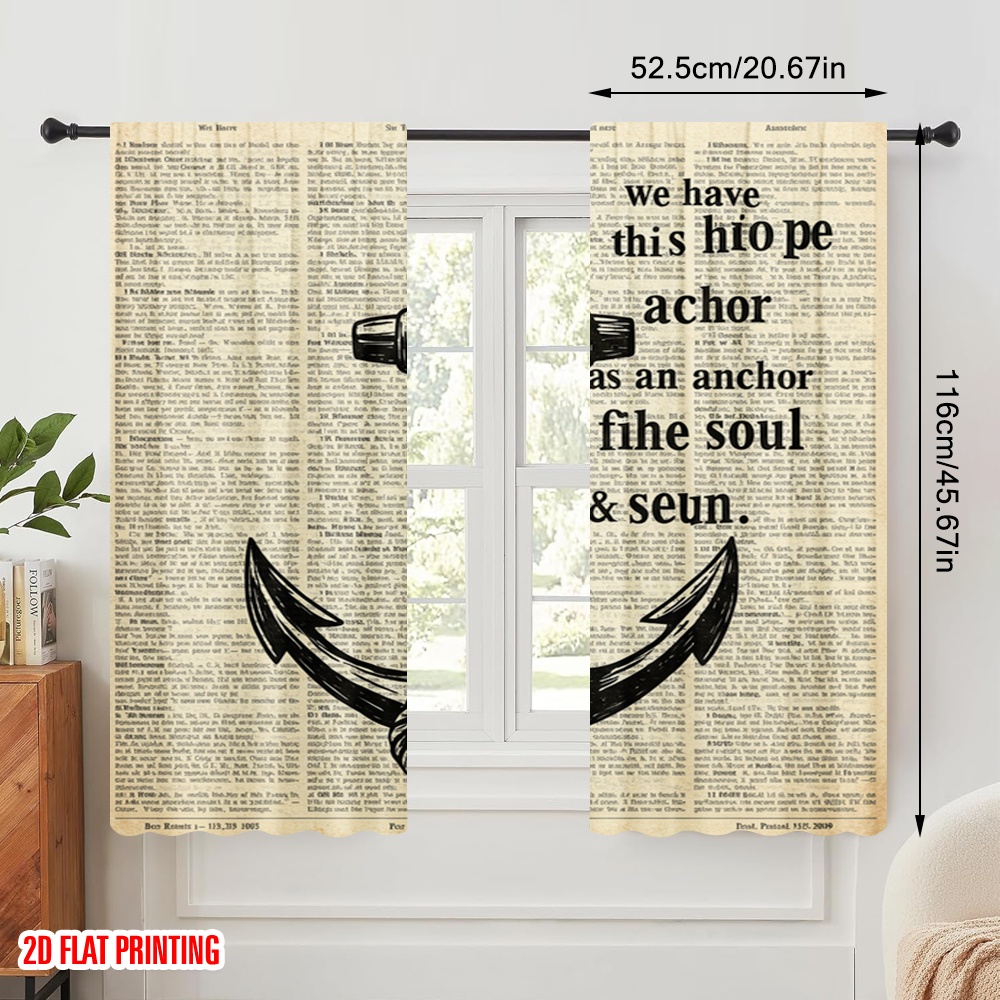2pcs 2D flat printing Drapes A - Home Security Youtube ulasan dan harga