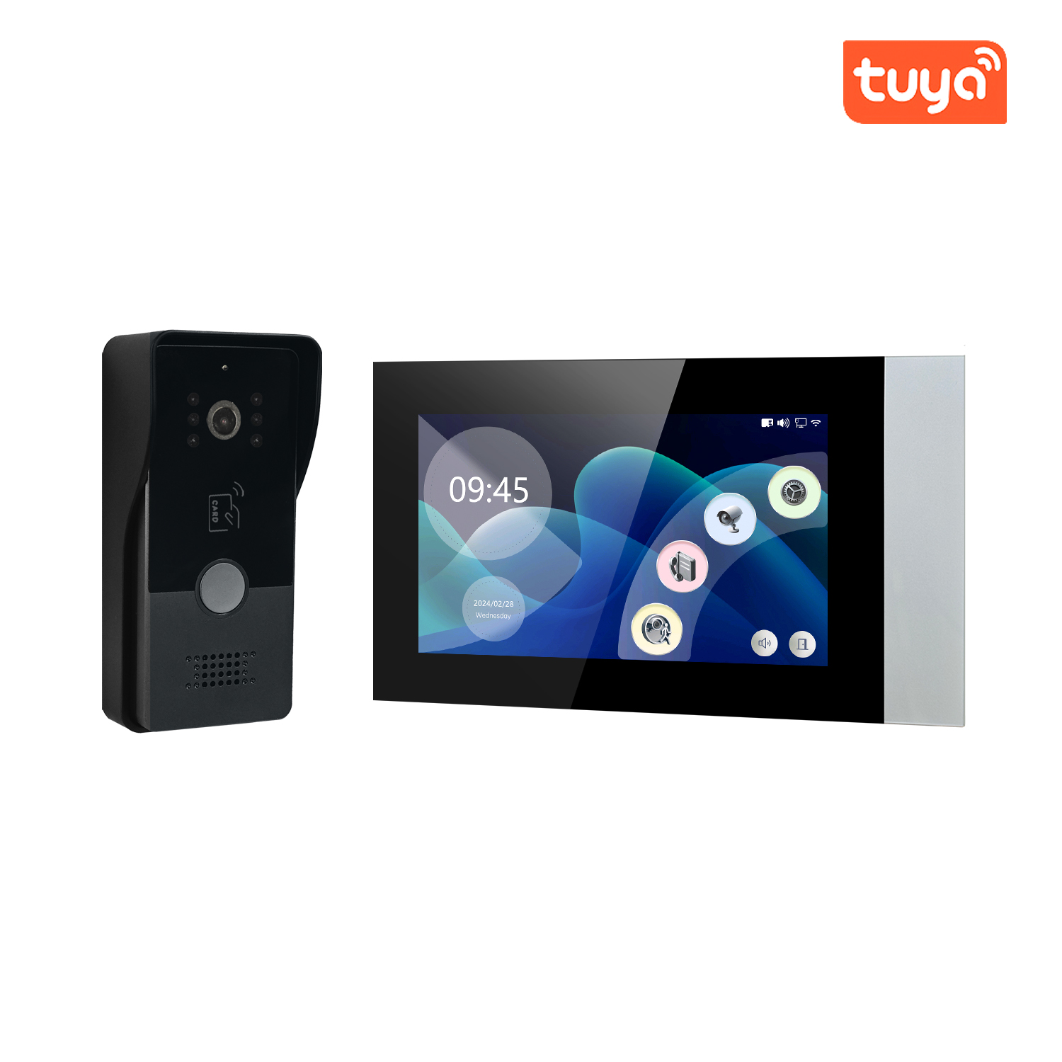 7Inch IPS Screen Tuya Remote C - Home Security Land ulasan dan harga