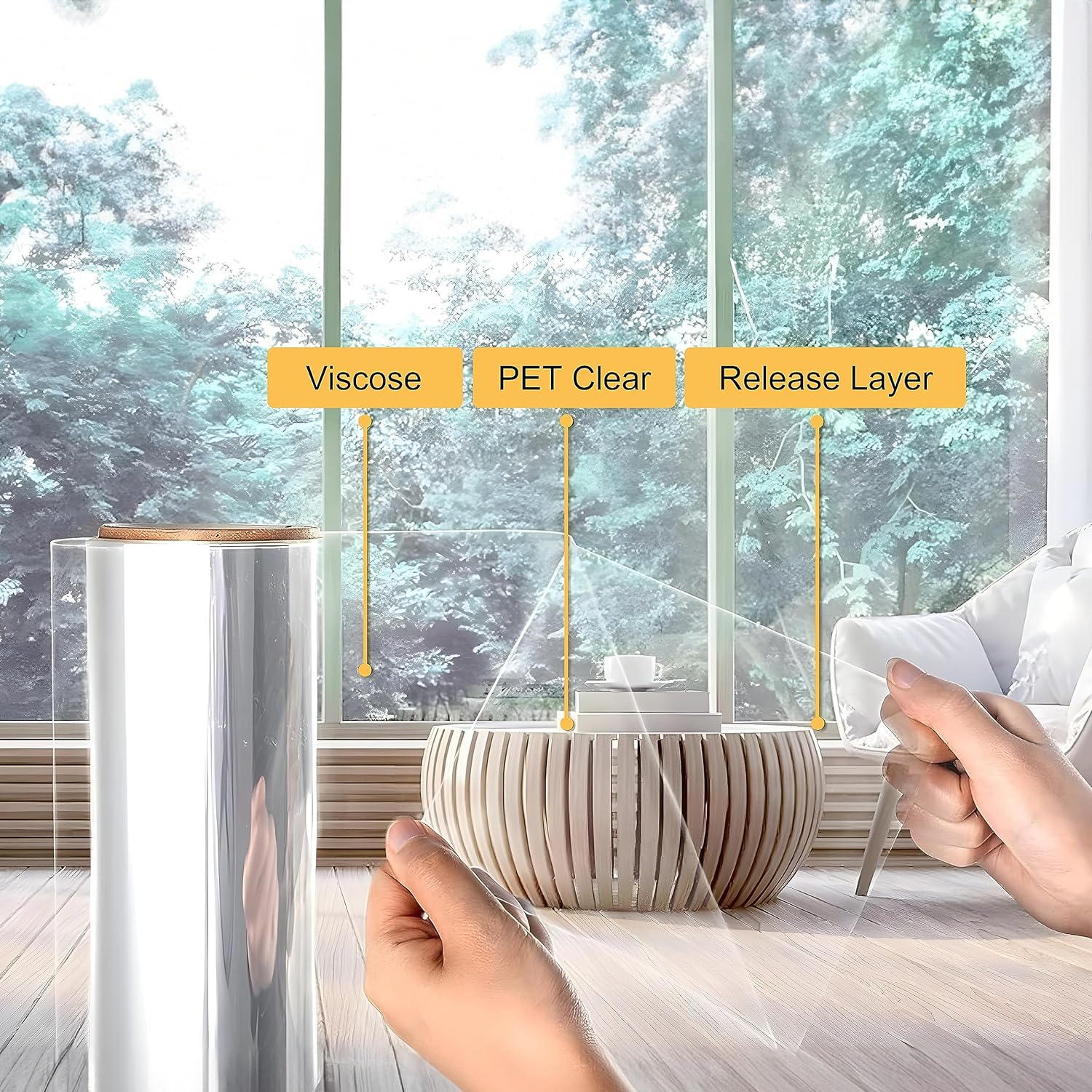 Clear Security and Safety Wind - Home Security Film For Windows ulasan dan harga