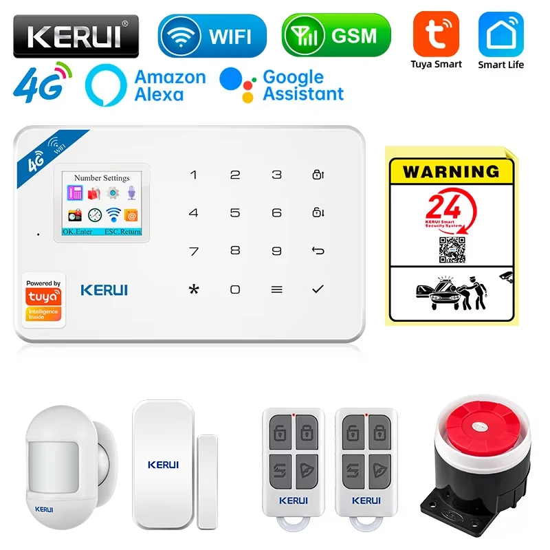 KERUI Security Alarm System Ki - Home Security System Installation ulasan dan harga