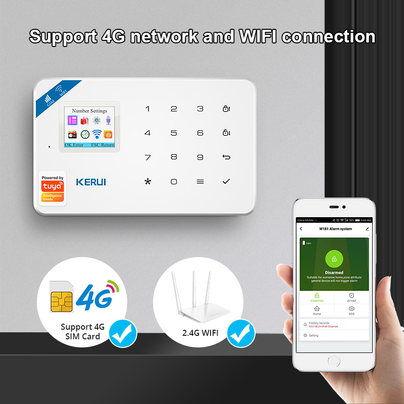 KERUI Security Alarm System Ki - Home Security System Installation ulasan dan harga