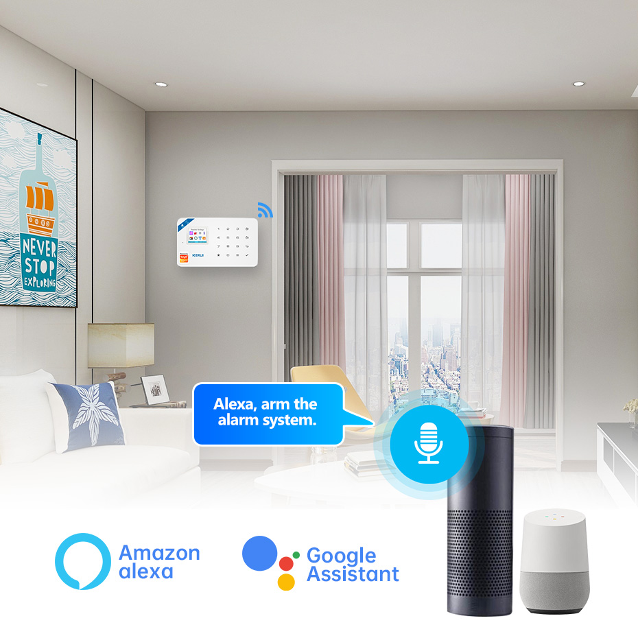 KERUI Security Alarm System Ki - Home Security System Installation ulasan dan harga