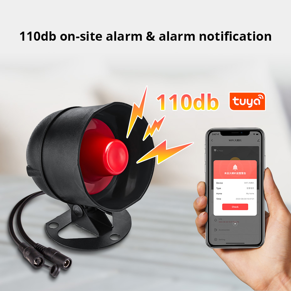 KERUI Tuya WIFI Loudly Speaker - Home Security System Installation ulasan dan harga