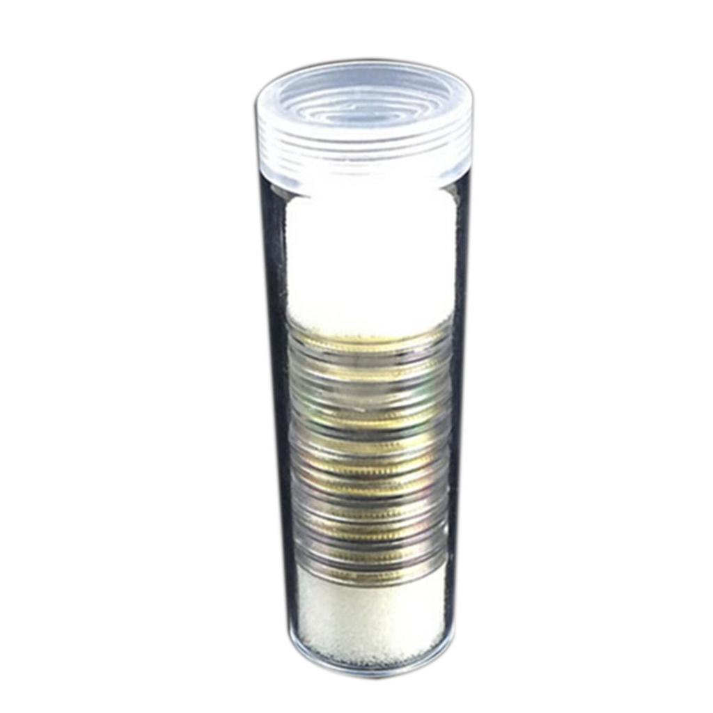 20.5mm Coin Capsule Tube Clear - Home Security Youtube ulasan dan harga