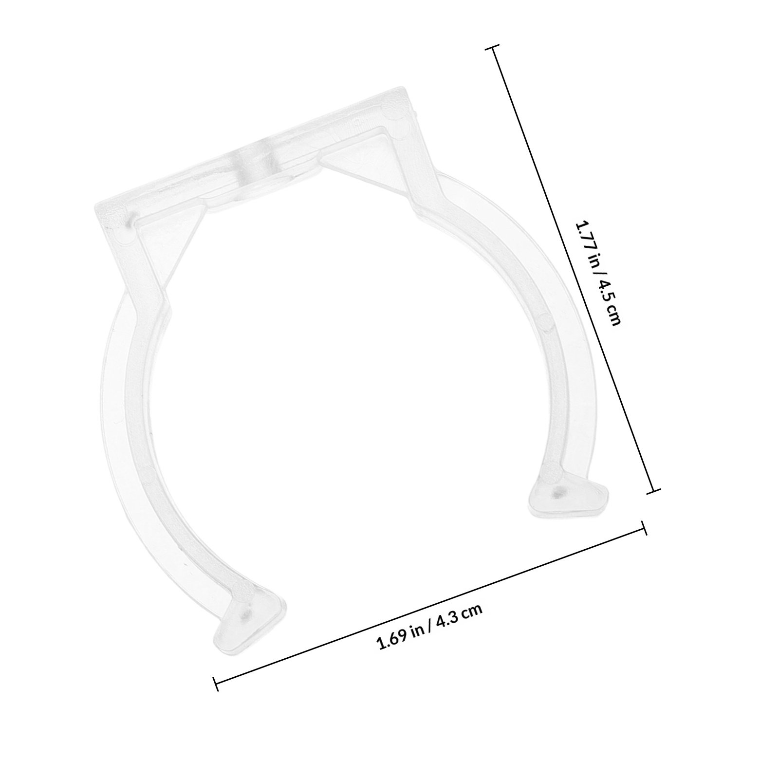 20Pcs Clear Tube Light Clamp f - Home Security Youtube ulasan dan harga