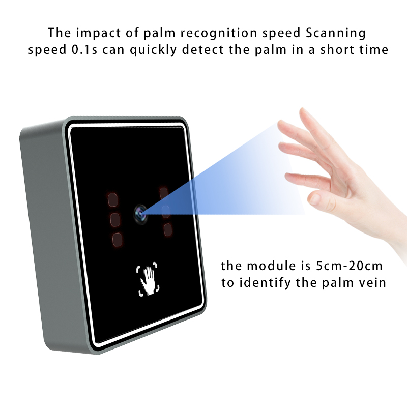 USB Powered Biometric Palm Vei - Home Security Logo ulasan dan harga
