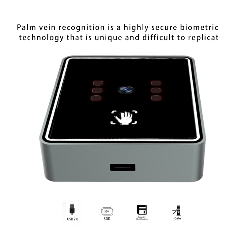 USB Powered Biometric Palm Vei - Home Security Logo ulasan dan harga