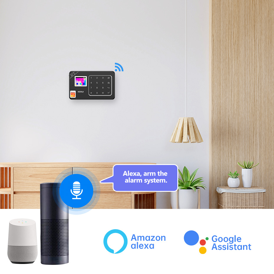 KERUI GSM 4G WiFi Alarm Securi - Home Security System Installation ulasan dan harga